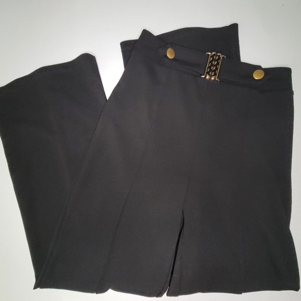 Black pants with belt 41